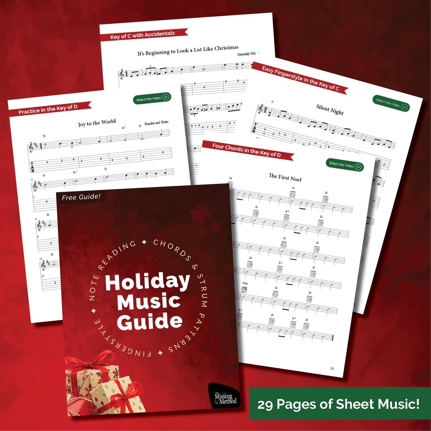 Holiday Music Guide from The Missing Method for Guitar